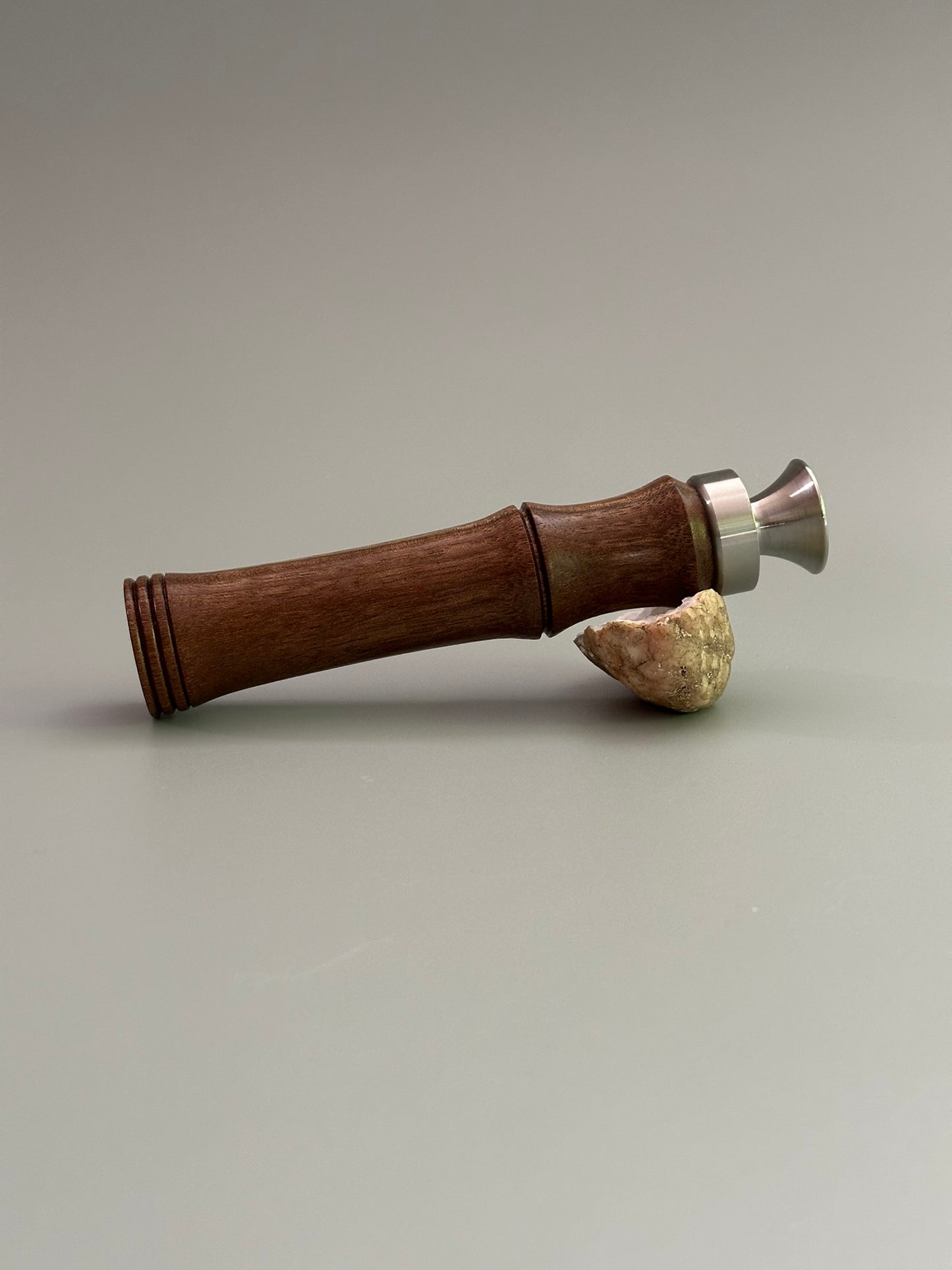 “The Standing Starship” – Handcrafted Figured Walnut Bottle Opener with Space-Age Design