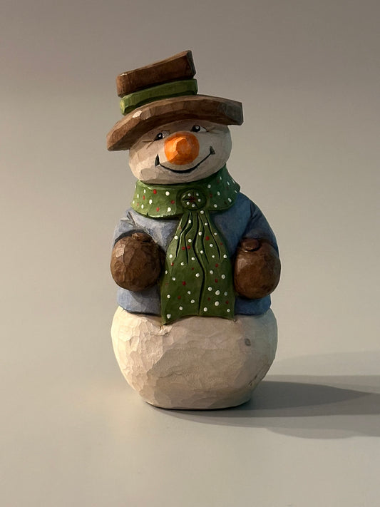 The Dapper Snowman - Frosty in Blue