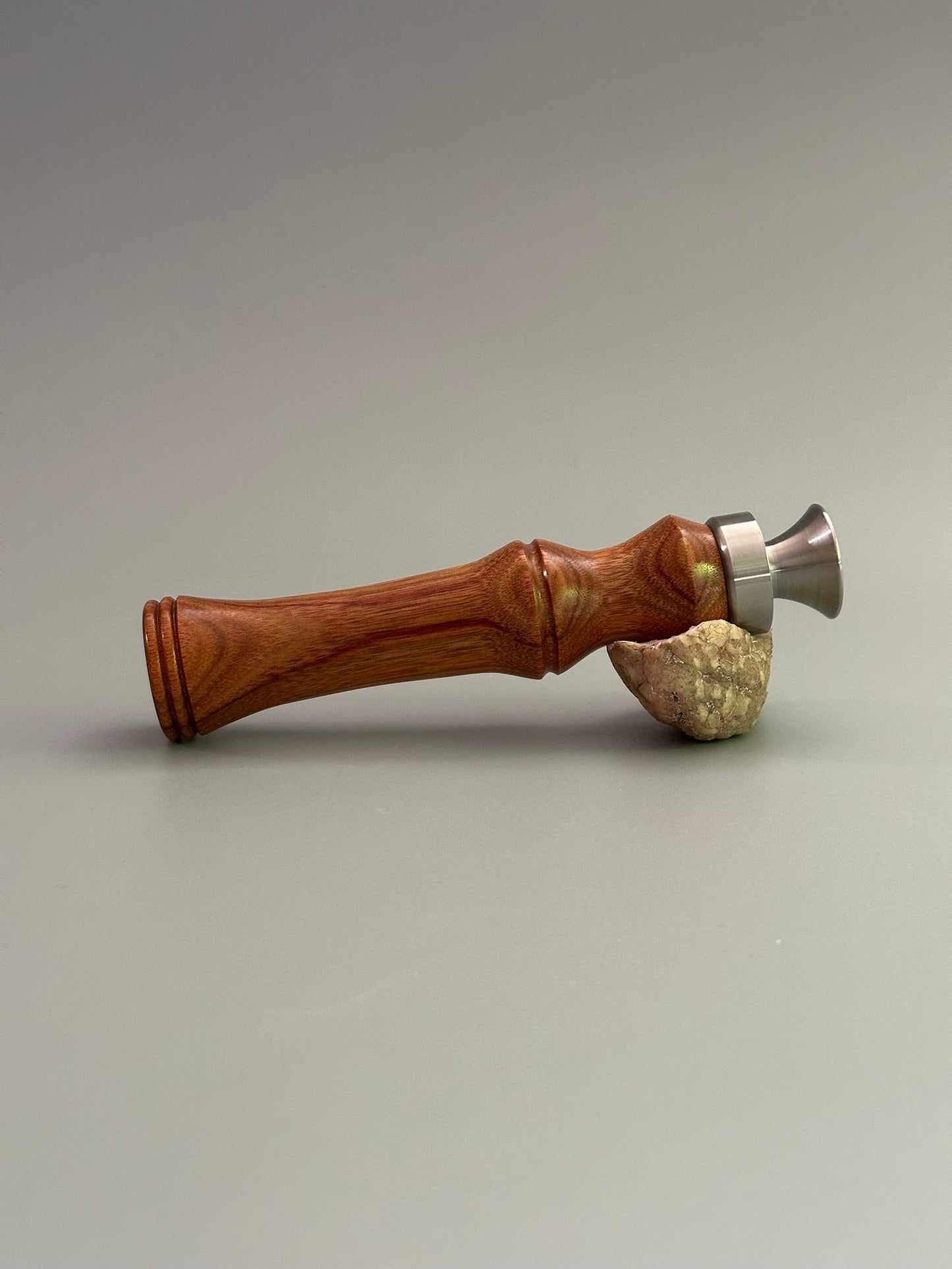 “Cosmic Bloom” – Handcrafted Standing Bottle Opener in Exotic Tulipwood