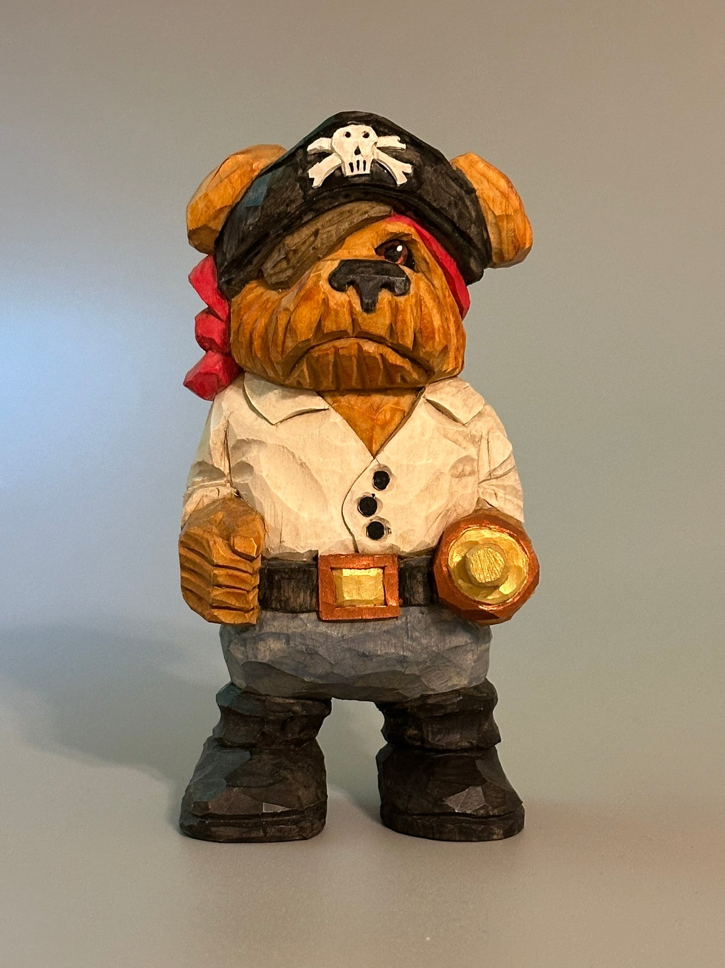 Buccaneer Browser — Hand-Carved Pirate Dog