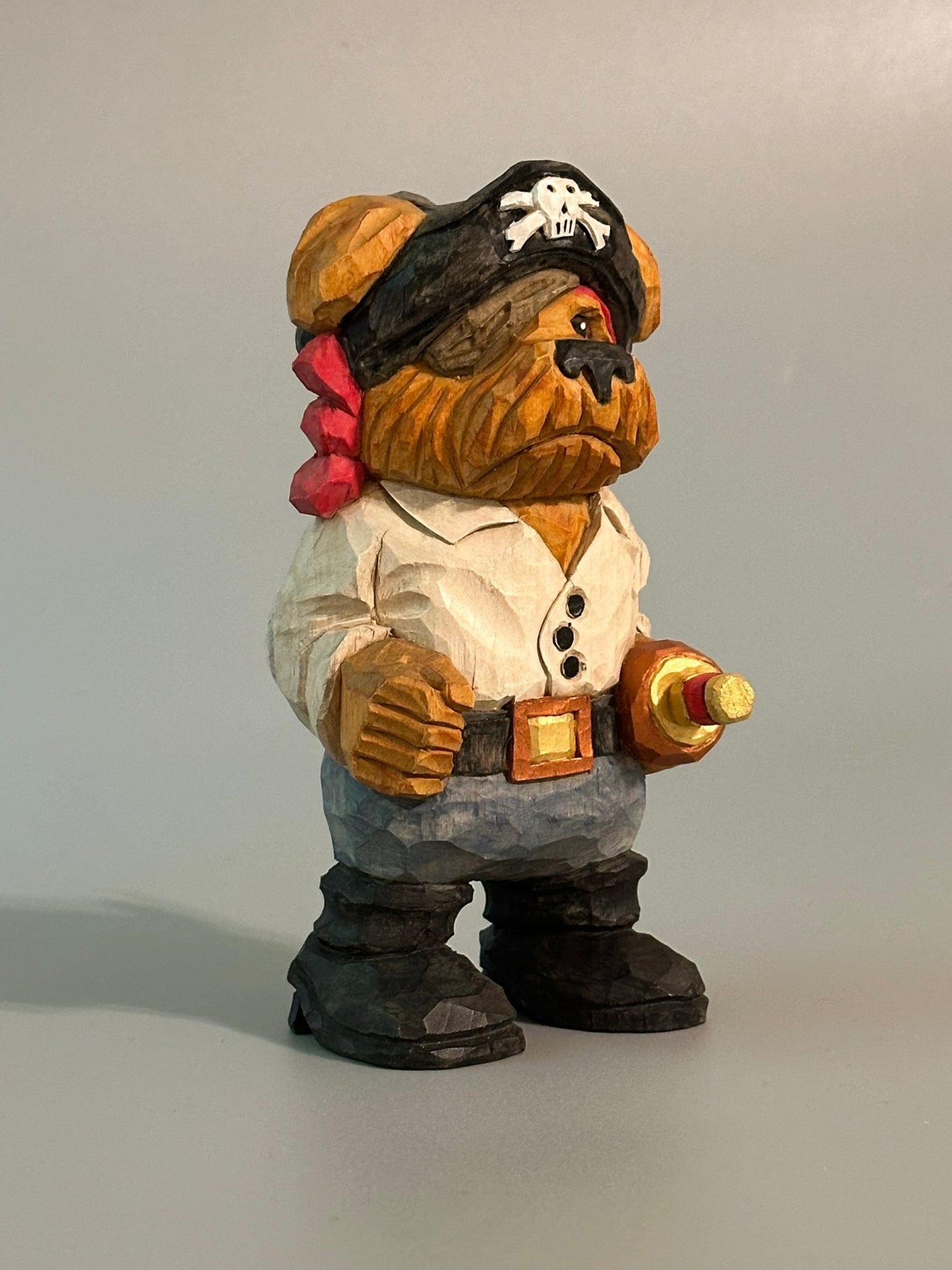 Buccaneer Browser — Hand-Carved Pirate Dog